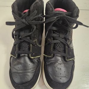 And1 Girls Basketball Shoes Black orange pink Size 4